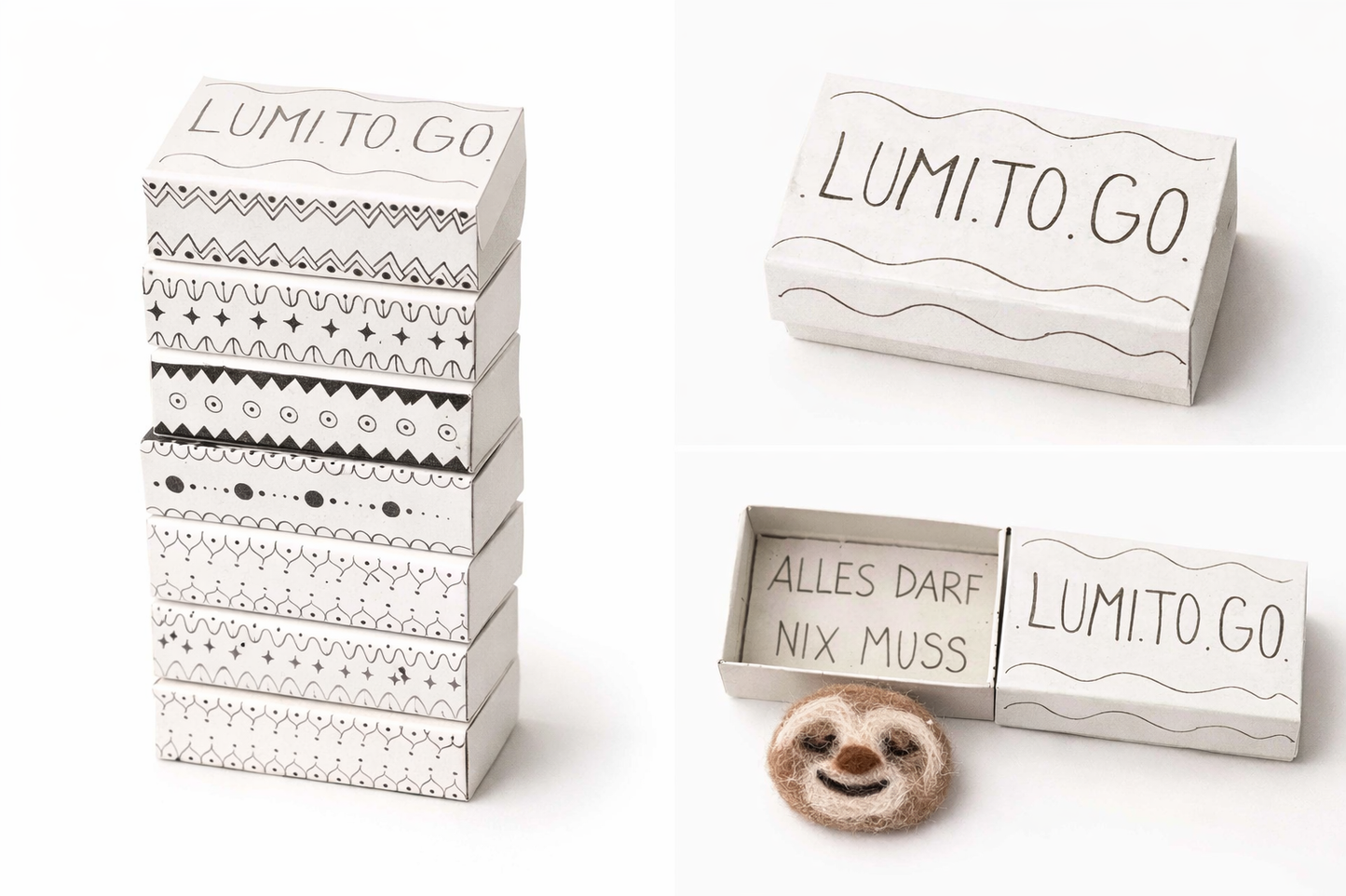 'Lumi To Go' in der Streichholzschachtel