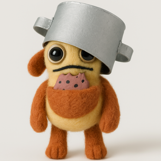 Hugo Hungrig - Filzfigur aus Wolle (Handmade)