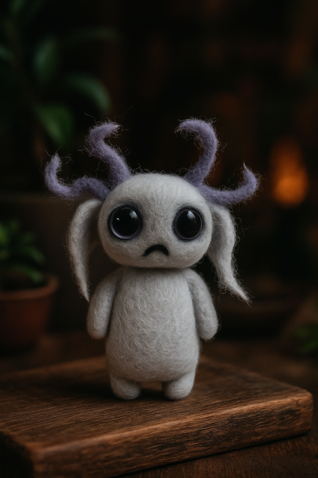 Lina Leere - Filzfigur aus Wolle (Handmade)