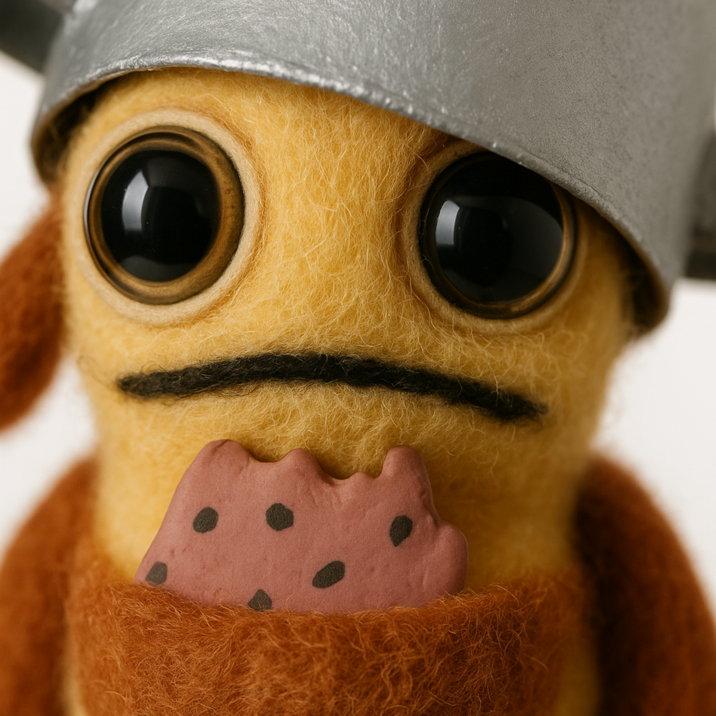 Hugo Hungrig - Filzfigur aus Wolle (Handmade)