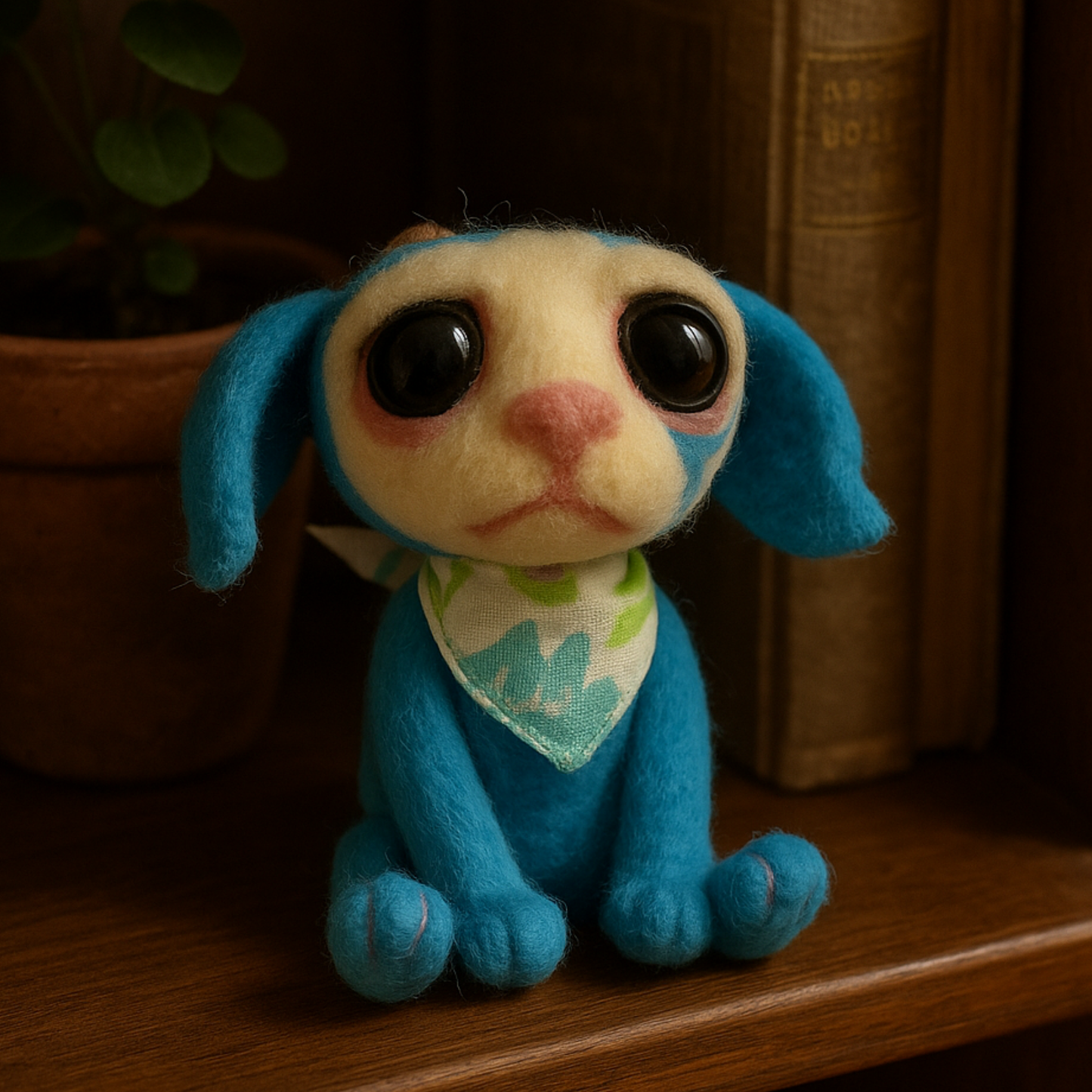 Tillmann Traurig - Filzfigur aus Wolle (Handmade)